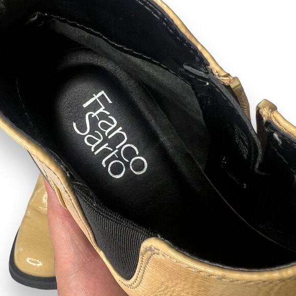 FRANCO SARTO Jellisa‎ Tan Round Toe Ankle
Chelsea Boots Size 7.5 - Picture 9 of 12